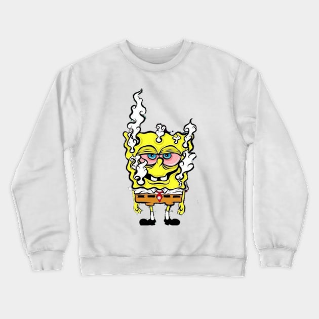 Bob Sponge is stone ! Crewneck Sweatshirt by Ulr97